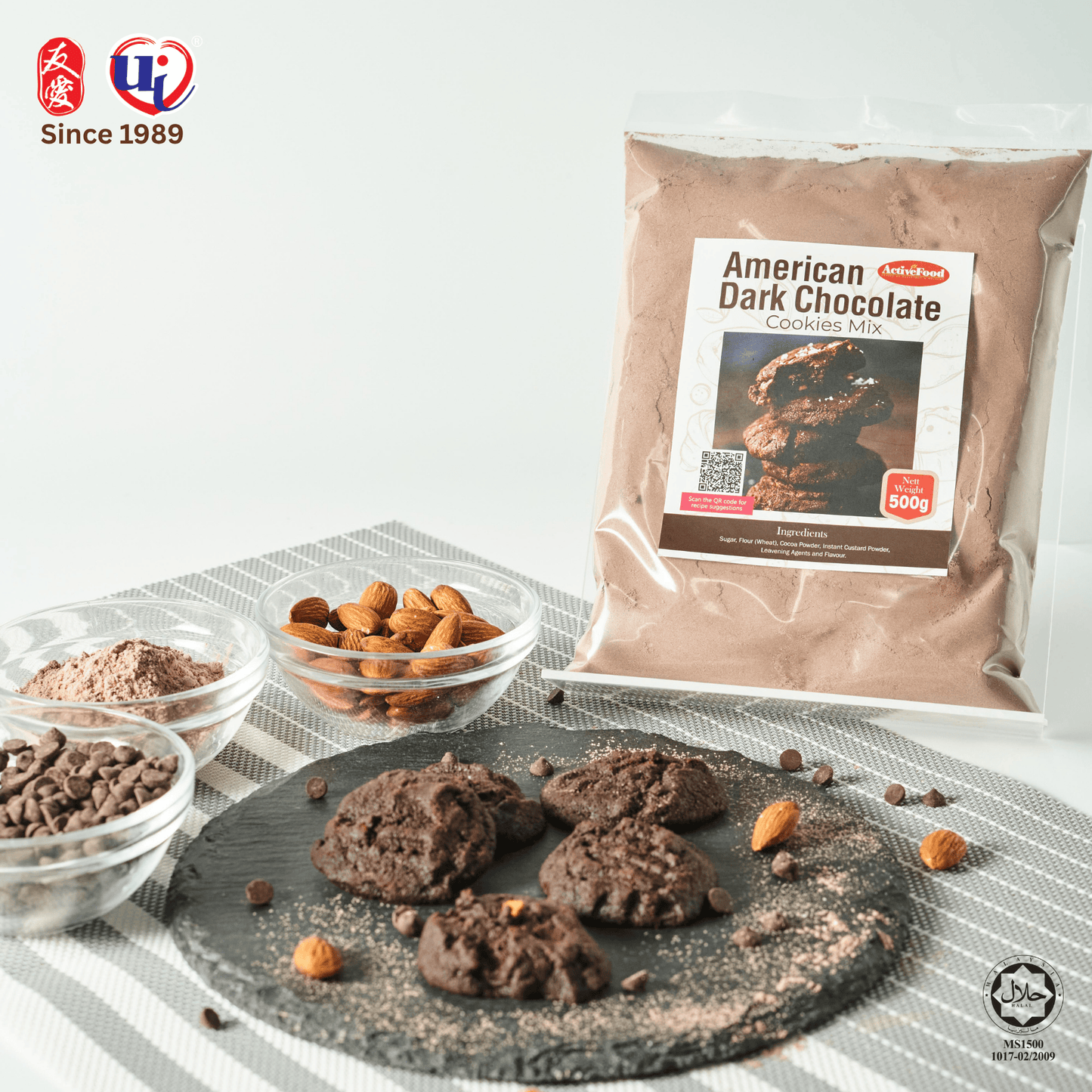 American Dark Chocolate Cookies Mix