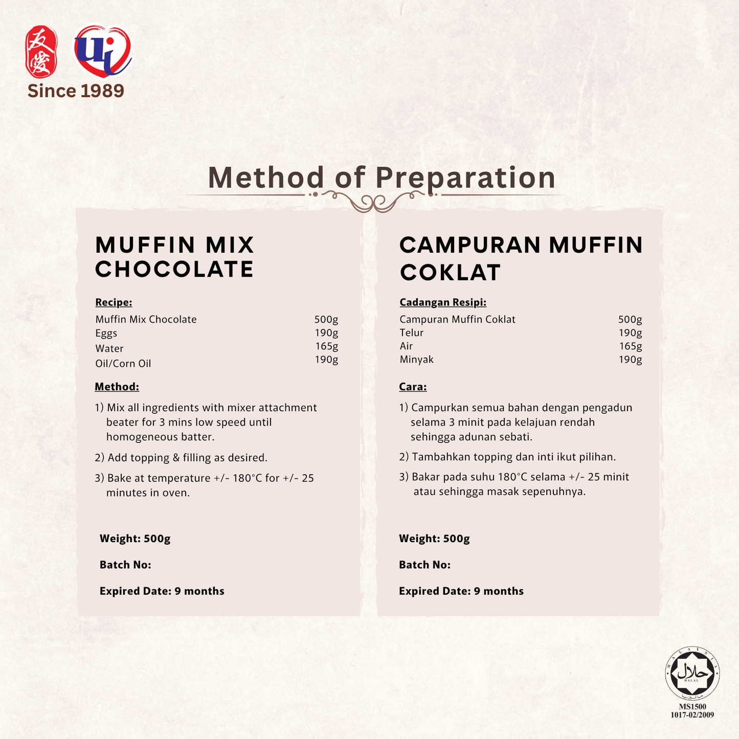 Muffin Mix (Chocolate)