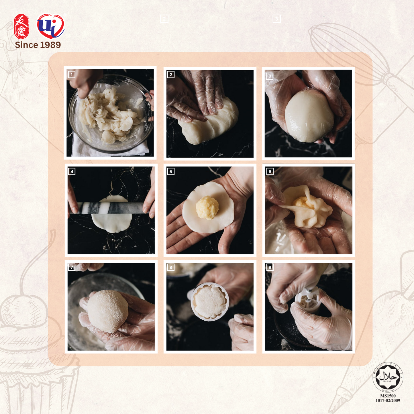 QQ Snowy Mooncake Premix