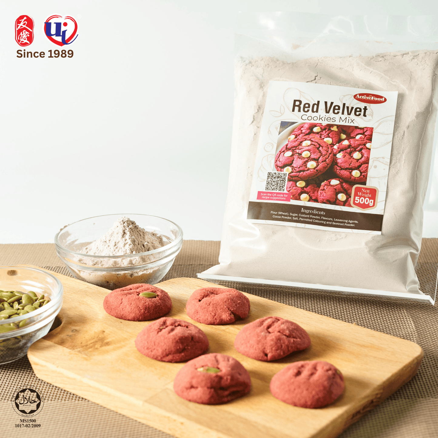 Red Velvet Cookies Mix