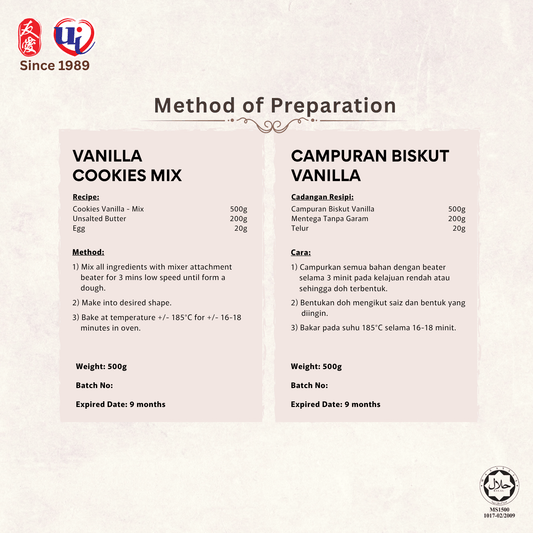 Vanilla Cookies Mix