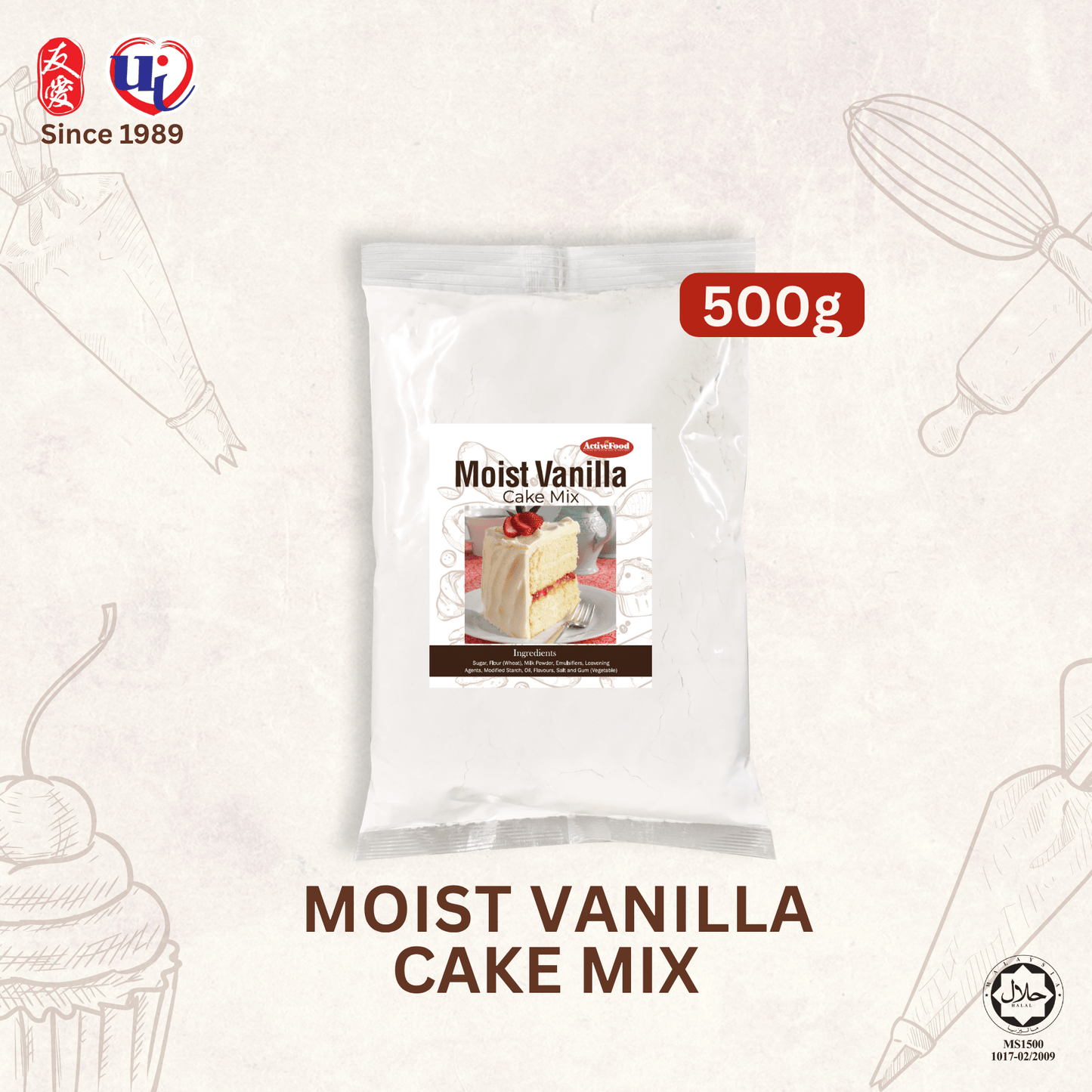 Moist Vanilla Cake Mix