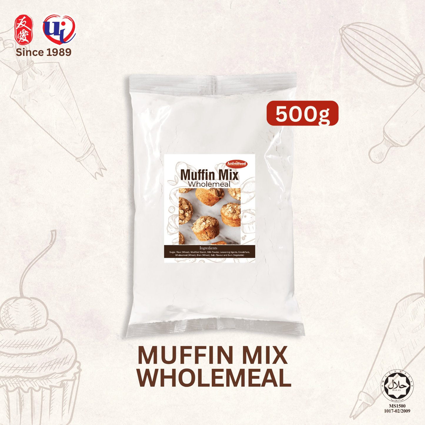 Muffin Mix (Wholemeal)