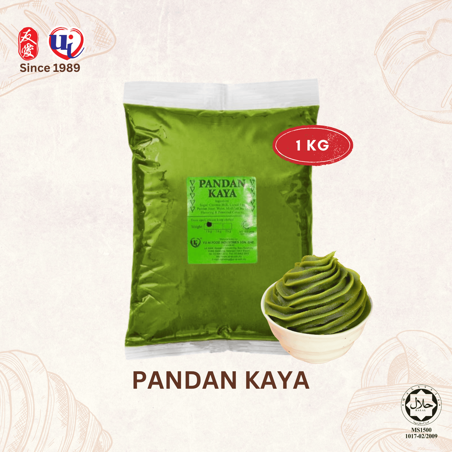 Pandan Kaya Filling